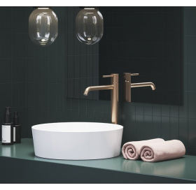 Змішувач для умивальника Ravak Espirit ES 340 ММ Rose Gold Brushed X070348
