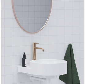 Змішувач для умивальника Ravak Espirit Espirit ES 250 ММ Rose Gold Brushed X070393