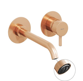 Змішувач прихованого монтажу для умивальника Ravak Espirit ES 019.60RGB.O1.RB07B Rose Gold Brushed X070352