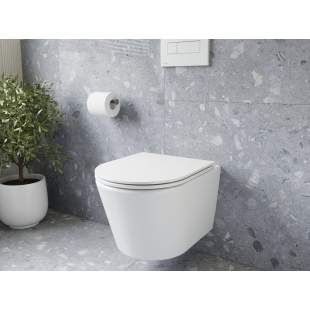 Підвісний унітаз Ravak WC Life RimOff, білий, X01951