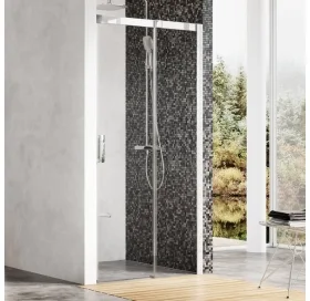 Душевые двери Ravak Matrix MSD2-120 L сатин+Transparent, 0WLG0U00Z1
