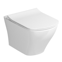 Сиденье для унитаза с крышкой WC Classic Slim RimOff , белый, X01673