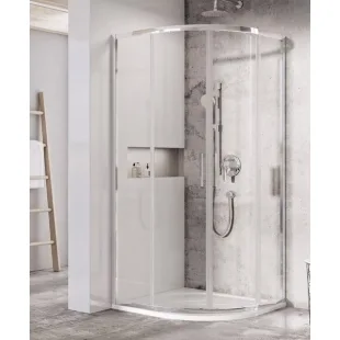 Душовий куточок Ravak BLIX Slim BLSCP4-80, полірів. алюміній + TRANSPARENT, X3BM40C00Z1