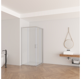 Душова кабіна квадратна Ravak SLRV2-90 Transparent, алюміній, безпечне скло, RKUC500028