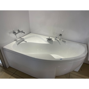 Набір: акрилова ванна + лобова панель + ноги ванни + кріплення для панелі + сифон + змішувач + завіса для ванни + тримач для завіси Ravak Rosa II 170 C221000000K