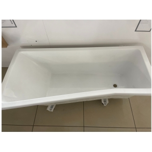 Асиметрична ванна BEHAPPY II 150x75 R з панеллю C991000000U+CZ99100A00U+B21200000NU+CY94000000U (пошкоджено упаковку)