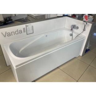 Комплект: Ванна акрилова прямокутна + Панель Фронтальна + Панель Бічна + Ніжки для ванни + Кріплення для панелі Ravak VANDA II 170 CP21000000K