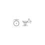 Умивальник Roca Bol Black matt 425мм A32787M080