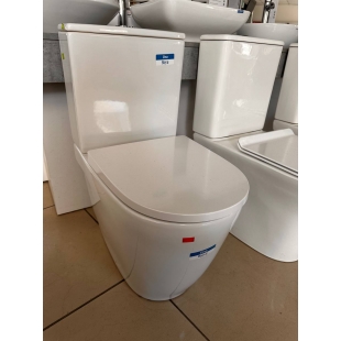 Унитаз-компакт Roca Ona Rimless с крышкой soft-close A342688000+A341681000+A801E22002