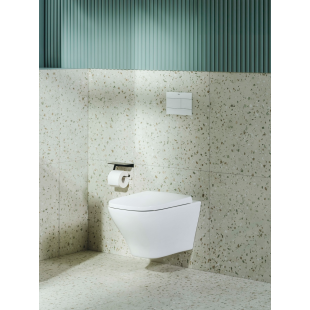 Подвесной унитаз Roca Airos Vortex с сиденьем soft-close  A34HC10000