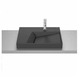 Умивальник керамічний Roca Horizon 600x420 мм Black matt A32727608B