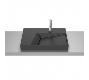 Умивальник керамічний Roca Horizon 600x420 мм Black matt A32727608B