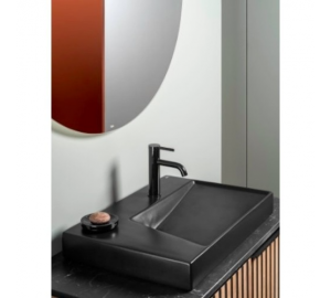 Умивальник керамічний Roca Horizon 600x420 мм Black matt A32727608B