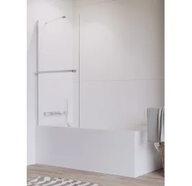 Шторка для ванны RADAWAY Idea PNJ 80 с полотенцедержателем (10001080-01-01W)