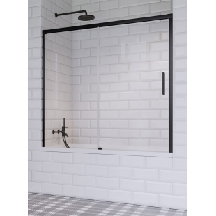 Шторка для ванны RADAWAY Idea Black PN DWJ 140,  10003140-54-01L\R