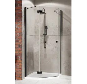 Душова кабіна RADAWAY Essenza New Black PTJ (100/100) 385010-54-01L + 385051-54-01