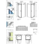 Душова кабіна RADAWAY Fuenta New KDJ+S (100/100) 384022-01-01R + 384052-01-01 + 384052-01-01