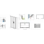 Душові двері RADAWAY Idea DWD 170, 387127-01-01