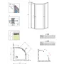 Душова кабіна RADAWAY Premium A 1700 (90x90) 30401-01-01