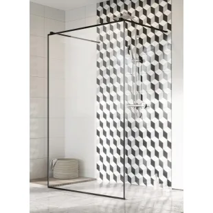 Перегородка для душа RADAWAY Walk-in Modo X Black I Frame 120 388324-54-58