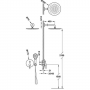 Душова система прихованого монтажу Tres Study Exclusive, 26228040NM