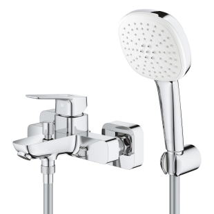 Однорычажный смеситель для ванны Grohe Cubeo 1018140000