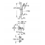Одноважільний змішувач для душу Grohe Cubeo з душовим гарнітуром 1018252430