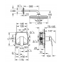 Скрытая душевая система Grohe Cubeo из Tempesta 250 1053340000