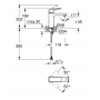 Одноважільний змішувач для раковини Grohe Cubeo M-розміру 1017552430
