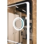 Зеркало Aqua Rodos Омега Люкс 100 см с подсветкой LED, линза с подсветкой АР000018504 (Серый)