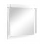 Зеркало Aqua Rodos Роял белый цвет 100 см патина серебро АР000000799