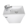 Тумба консольна AQUA RODOS Fabio 40 см з умивальником "MINI", АР000127303 (Белый матовый)