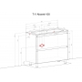Тумба для підлоги AQUA RODOS Акцент 100 см з умивальником Альфа, АР000040139 (Білий)