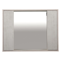 Зеркало AQUA RODOS "Shelf" (нордленд) 85 см со шкафом справа АР000082697
