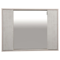 Зеркало AQUA RODOS "Shelf" (нордленд) 100 см со шкафом справа и слева АР000082698