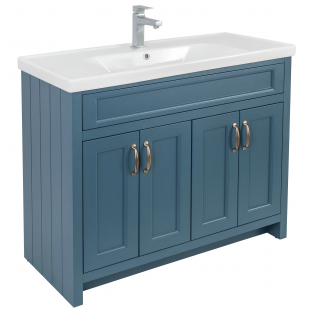 Тумба AQUA RODOS WATERFORD (STIFFKEY-BLUE-MATT) з умивальником 100 см підлогова АР000060777 (Під замовлення 45 днів)