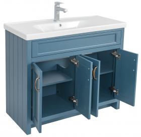 Тумба AQUA RODOS WATERFORD (STIFFKEY-BLUE-MATT) з умивальником 100 см підлогова АР000060777 (Під замовлення 45 днів)