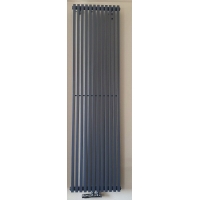Вертикальний радіатор Quantum 1 H-1800 мм, L-405 мм Betatherm (графітовий сірий RAL7024M)