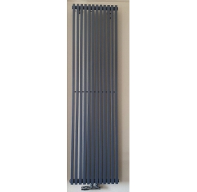 Вертикальний радіатор Quantum 1 H-1800 мм, L-405 мм Betatherm (графітовий сірий ..