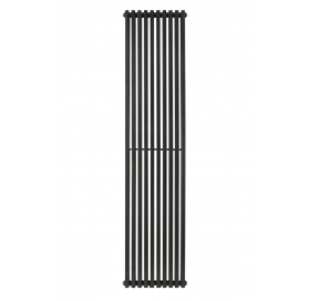 Вертикальний трубчастий радіатор Quantum 2 H-1800 мм, L-405 мм Betatherm BQ 2180/10 9005M 99