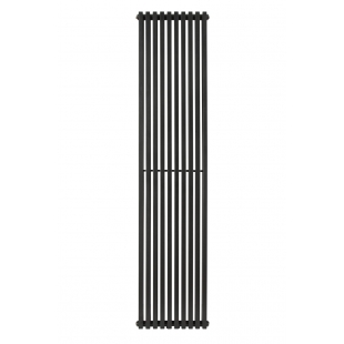 Вертикальний трубчастий радіатор Quantum 2 H-1800 мм, L-405 мм Betatherm BQ 2180/10 9005M 99