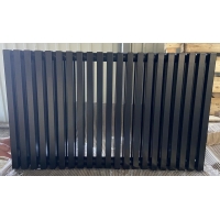 Дизайнерський горизонтальний радіатор Betatherm Quantum 2 H-500 L-1205 BQ 2050/25 9005M 88