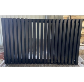 Дизайнерський горизонтальний радіатор Betatherm Quantum 2 H-500 L-1205 BQ 2050/25 9005M 88