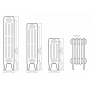 Чавунна ретро батарея опалення WARM WELL Classik М 500