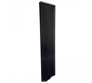 Вертикальный радиатор Betatherm Elipse 2 1800*445 (Черный RAL9005M, подк. №99) BCV 2180/11 9005M 99