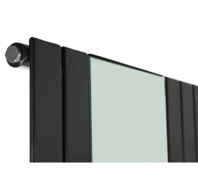 Вертикальний радіатор Betatherm  Mirror PE 1118/10 RAL9005 М 99 LE 1180/10 9005M 99