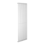 Вертикальный радиатор Praktikum 1 1800*463 (Белый RAL9016M, подк. №99) PV 1180/12 9016M 99