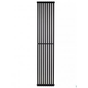 Вертикальный радиатор Betatherm Quantum 2 1800*365 (Черный RAL 9005M, подк. №34) BQ 2180/09 9005M 34