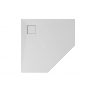 СЕТ B545 душевой пятиугольный поддон Cersanit tako slim 90x4 белый глянцевый + сифон S601-129