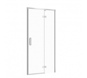 Двері душової кабіни Cersanit Larga 100х195 розпашні правосторонні, профіль хром S932-117 